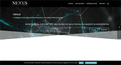 Desktop Screenshot of nexus.pl