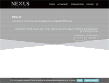 Tablet Screenshot of nexus.pl